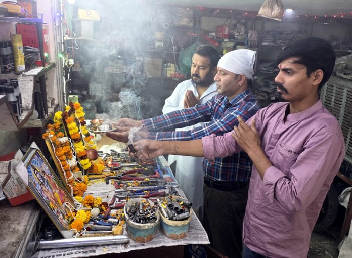 Celebration of Vishwakarma Day in Jammu with rituals