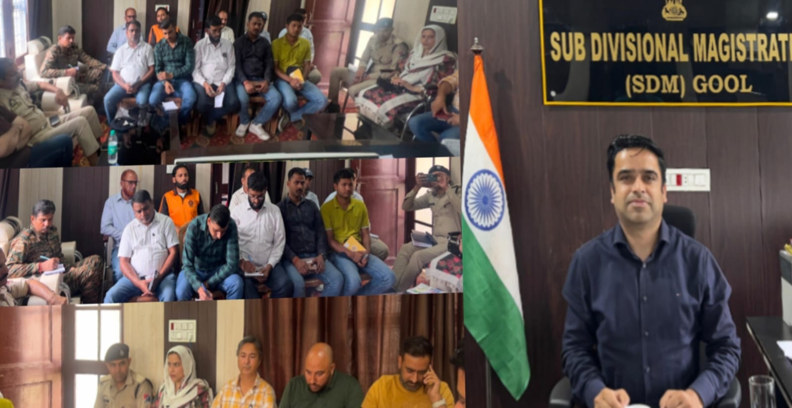 SDM Imtiaz chairs disaster preparedness meeting in Gool