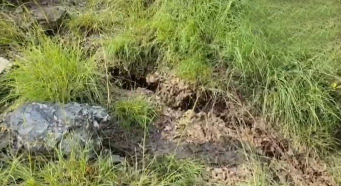 Families evacuated due to land subsidence in Ramban