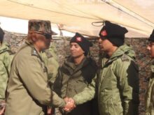 Lieutenant General Pratik Sharma reviews Indian Army operations in Ladakh