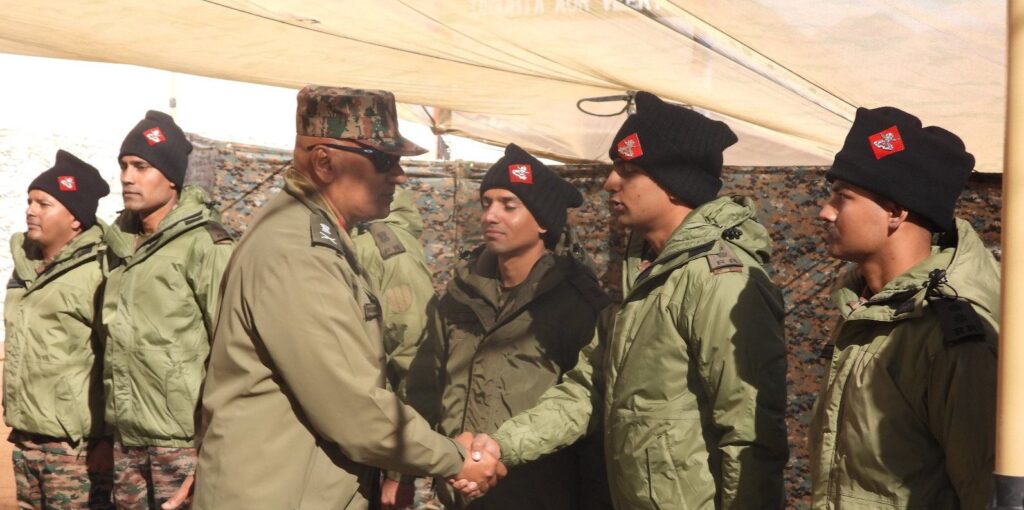 Lieutenant General Pratik Sharma reviews Indian Army operations in Ladakh